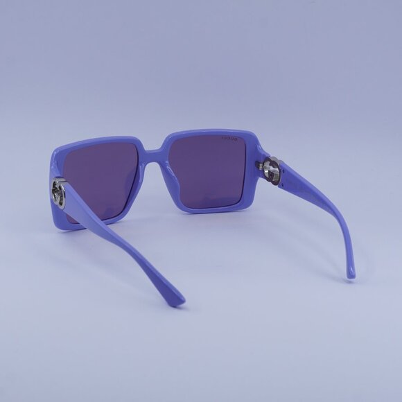 Gucci GG1692SA 004 Sunglasses Violet Square Frame, Violet Lenses main image 6